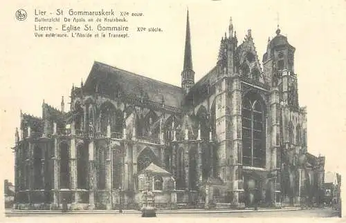 cpa Belgique Lier church St. Gommaire