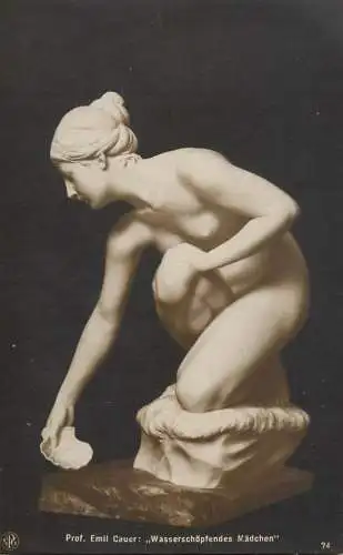 Wasserschopfendes Madchen - Prof Emil Cauer