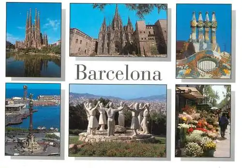Spain Barcelona several sites