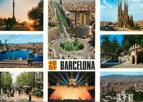 Spain Barcelona several sights