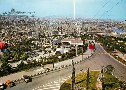Spain Barcelona panoramic view