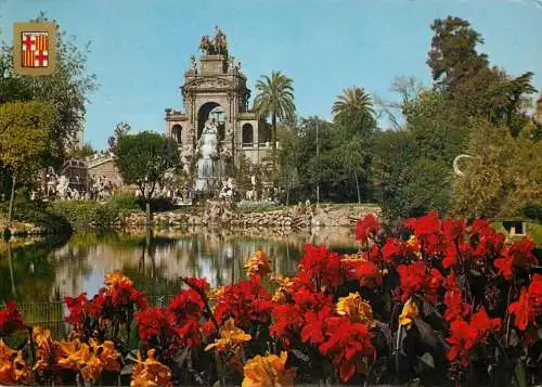 Spain Barcelona Park Ciudadela - the Cascade