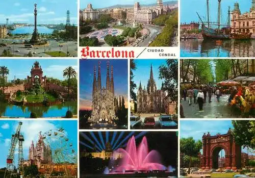 Spain Barcelona several views