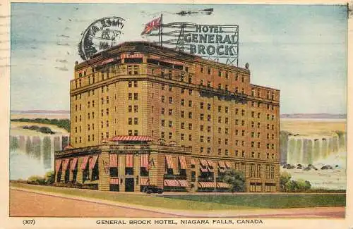 Niagara Falls General Brock Hotel 1948