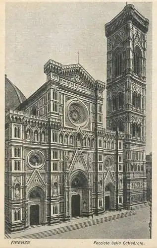 Firenze (Florence) facciata della Cattedrale