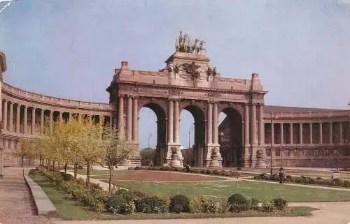 cpa Belgique Bruxelles palais de cinquatenaire
