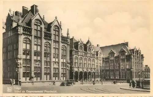 cpa Belgique Liege hotel du Gouvernement provinvial
