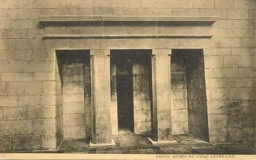 cpa Belgique Mastaba Nefer Art Nef