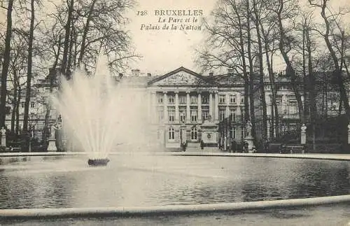 cpa Belgique Bruxelles Palais de la Nation