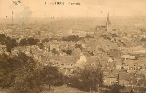 cpa Belgique Liege panorama