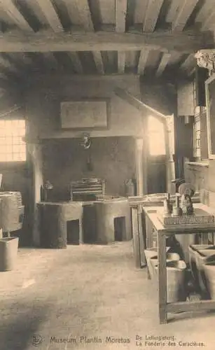 cpa Belgique Museum Plantin Moretus