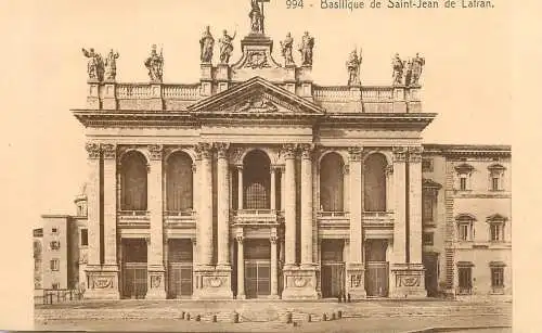 cpa Belgique basilique de Saint Hean de Latran