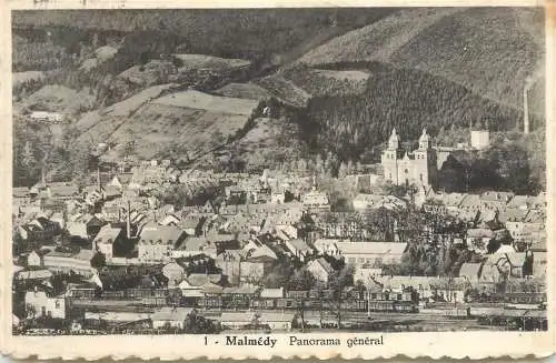 cpa Belgique Malmedy panorama