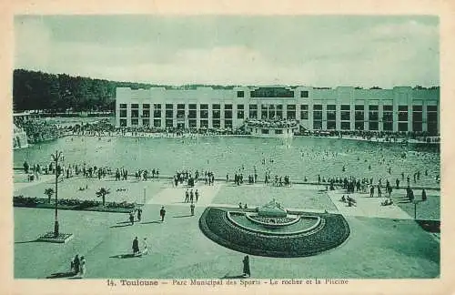 cpa France Toulouse parc municipal des sports
