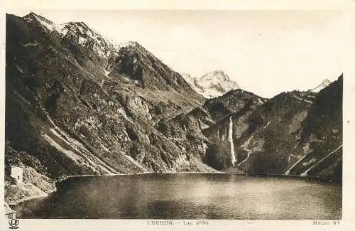 cpa France Luchon lac d'Oo