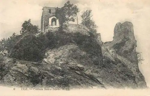 cpa France Luz chateau Sainte Marie