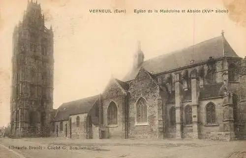 cpa France Verneuil eglise Madeleine