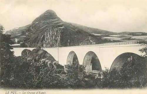 cpa France Le Puy-en-Velay les orgues d'Espaly