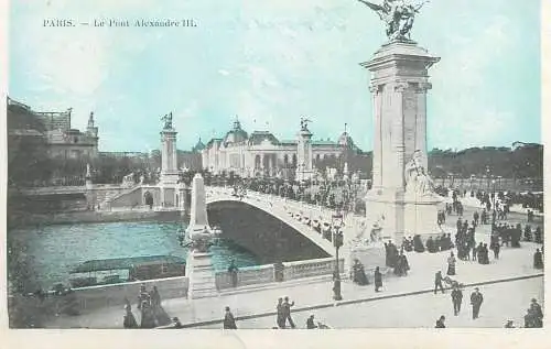 cpa France Paris le Pont Alexandre III