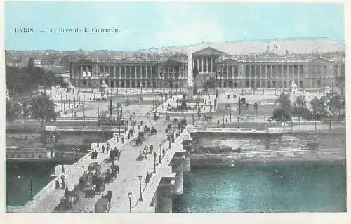 cpa France Paris Place de la Concorde