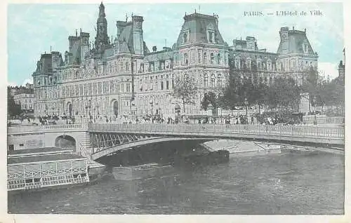 cpa France Paris city hall