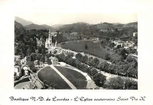 Holy places Basilique Notre Dame de Lourdes eglise souterraine Saint Pie X