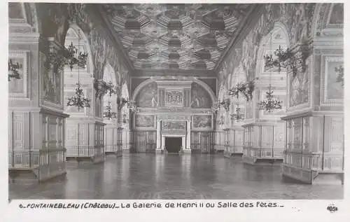 cpsm France Fontainebleau castle
