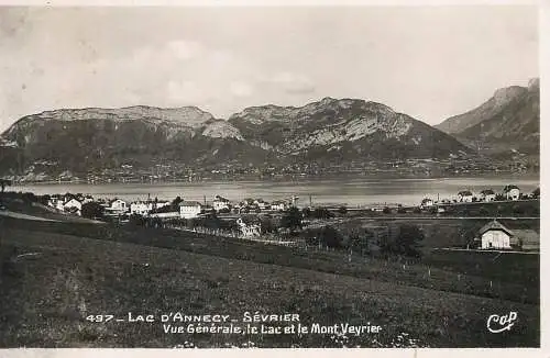 cpsm France Sevrier lac d'Annecy