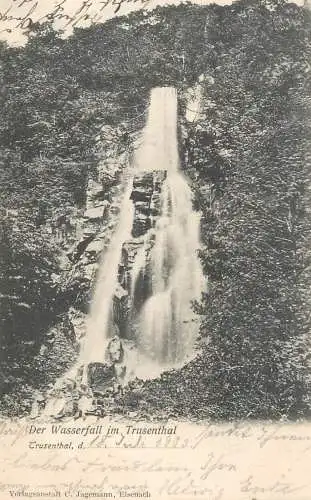 Brotterode-Trusetal Wasserfall 1903