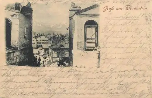 AK Gruss aus Traunstein 1898