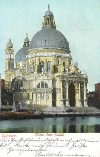 Venezia (Venice) Chiesa della Salute 1906