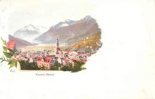 Kurort Meran litho 1900s