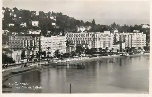cpsm France Cannes les grandes hotel