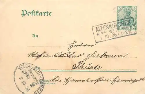 Postkarte 1906
