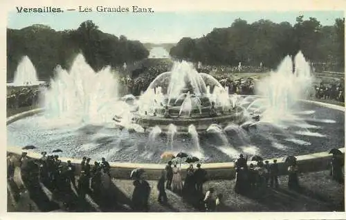 cpsm France Versailles (Château) le grandes eaux fountain
