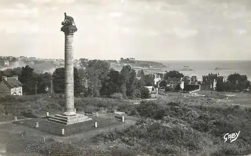 cpsm France Saint-Cast-le-Guildo la colonne et la point de l'isle