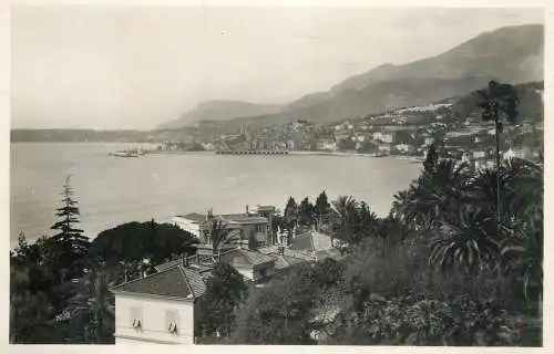 cpsm France Menton bay area