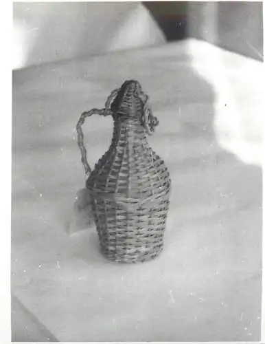 Photography Objects photo 9 x 12 cm demijohn made of woven wood