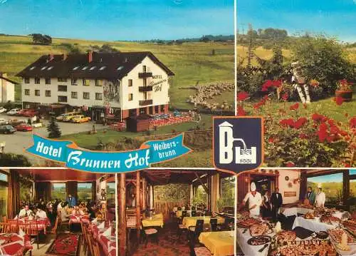 Germany Weibersbrunn Hotel Restaurant Brunnenhof multi view