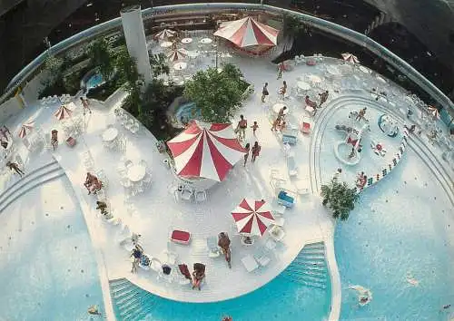Netherlands Westerhoven De Kempervennen swimming pool aerial view