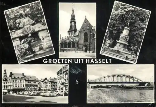 Belgium Groeten uit Hasselt multi view