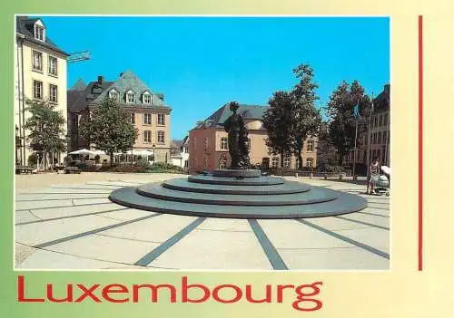 Luxembourg Place Clairefontaine Monument Grande-Duchesse Charlotte