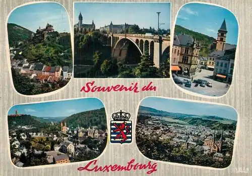 Luxembourg different views souvenir