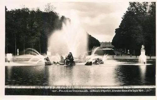 cpsm France Versailles (Château) Apollon bassin