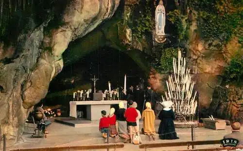 cpsm France Lourdes miracle cave