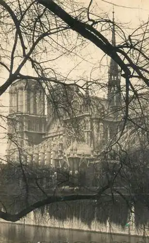 cpsm France Paris quais Notre Dame 1958
