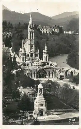 cpsm France Lourdes basilique