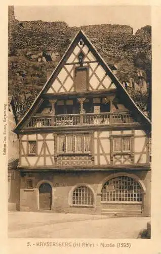 cpa France Kaysersberg museum