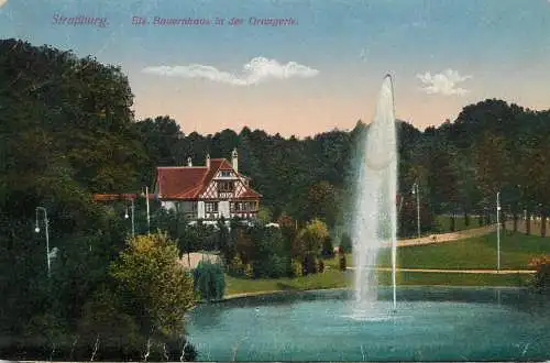 cpa France Strasbourg orangerie