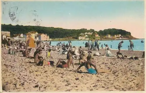 cpa France Toulon la plage des Sablettes